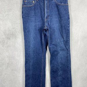 Levis 517 Men Jeans Size 35x32 Medium Wash Denim Jeans Blue Bootcut